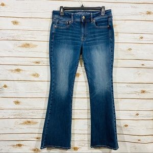 American eagle outfitters stretch kick boot Jeans